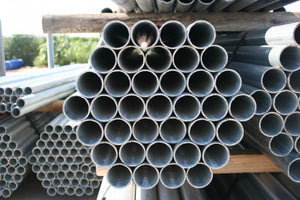 4" x .160 x 21' CR40 Commercial Galvanized Pipe for Chain Link Fences