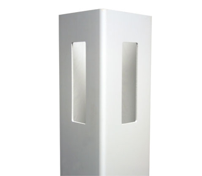 [K-373] White Corner Post 5" x 5" x 8' For Vinyl Fences - BUY PER PIECE (EACH)