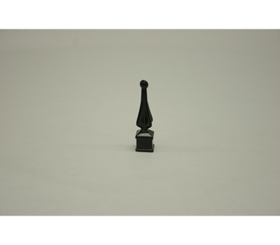 5/8" Black Aluminum Quad Flare